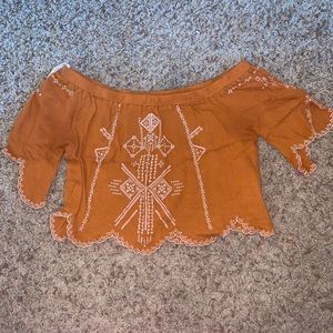 Off the shoulder top